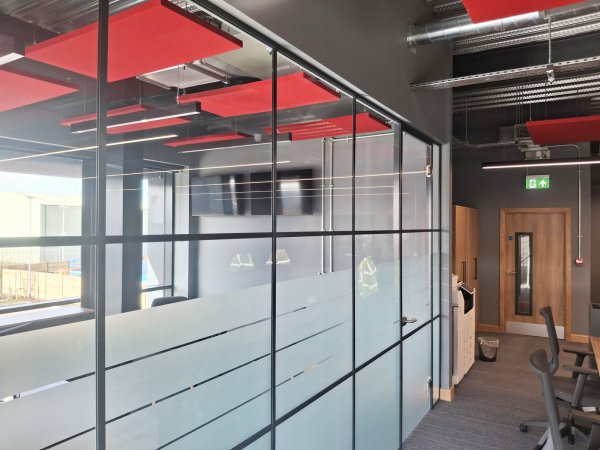 Fit Out UK (Doncaster, South Yorkshire): T-Bar Grid Glazing Glass Wall and Door