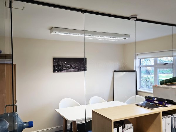 Hughes, Isaac & Co (Caldicot, Monmouthshire): Toughened Glass Office Partition