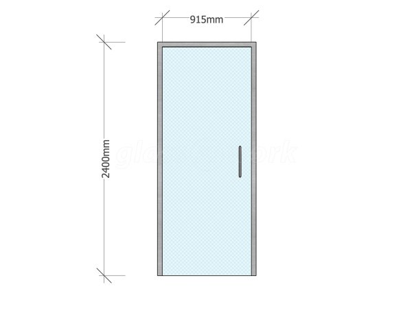 James Andrew Recruitment Solutions (Clarendon Park, Leicester): Glass Sliding Door + Glass Hinged Door