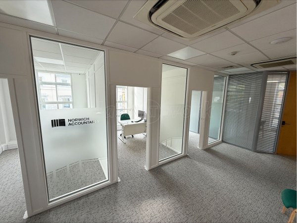 Norwich Accountancy (Norwich, Norfolk): Acoustic Glass Office Partitions