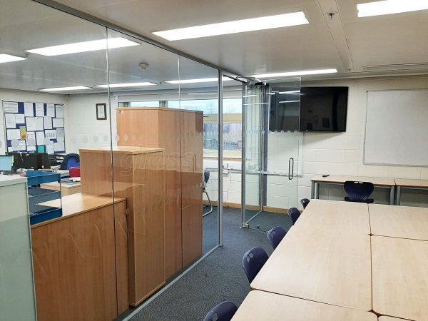 Pathfinder Schools (Rothwell, Northamptonshire): Fully Installed Glass Walled Office Space