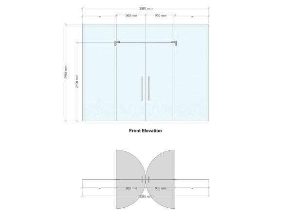 Printed Easy (Letchworth, Hertfordshire): Office Partitions With Glass Double Doors