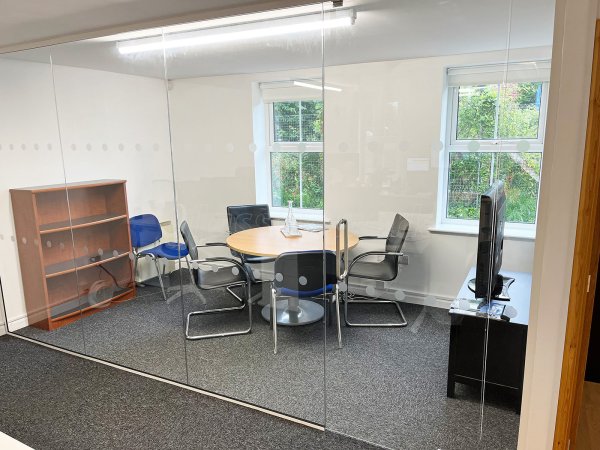 Red Rock Geoscience (Exeter, Devon): Toughened Interior Glass Wall and Door