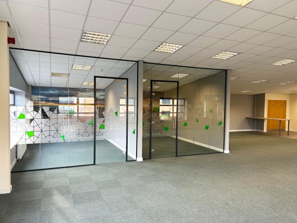 Roy Hatfield (Rotherham, South Yorkshire): Acoustic Glass Office Fronts With Window Film