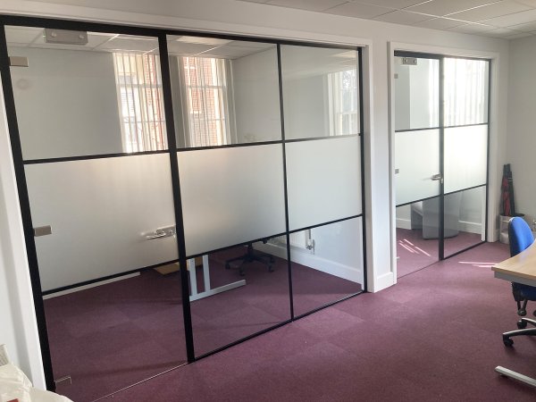 Royal Russell School (Croydon, Surrey): T-Bar Acoustic Glass Partitions