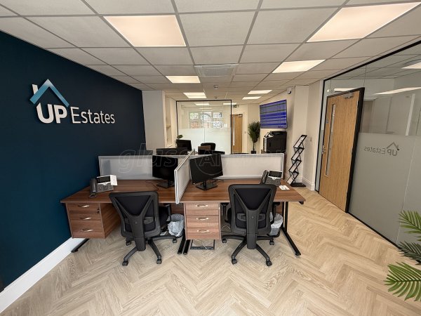 Stronghold Contractors (Rugby, Warwickshire): Office Glass Partition Screen With Door