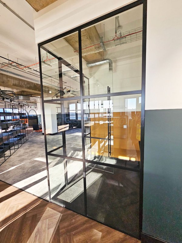 TASK (Borehamwood, Hertfordshire): T-Bar Warehouse-Style Laminated Acoustic Glazing