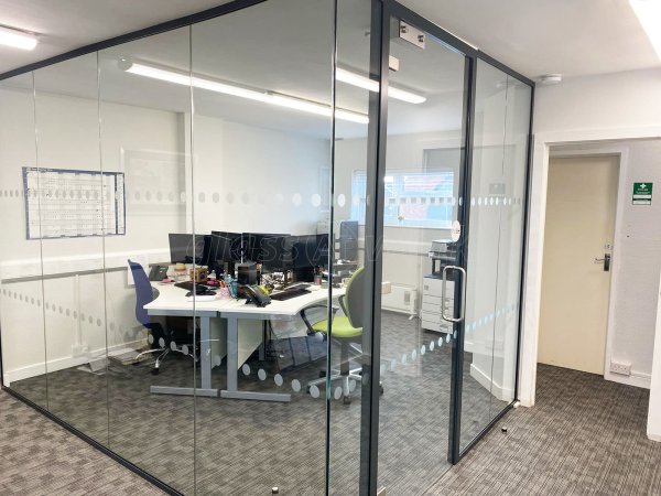 TC Group (Mangotsfield, Bristol): Glass Corner Office Pod