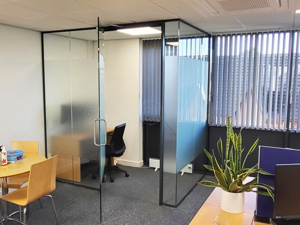 T&RS Engineering (Doncaster, South Yorkshire): Glass Partition Corner Meeting Room