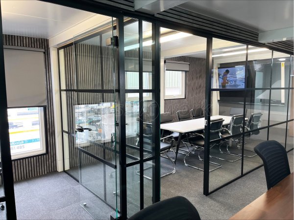 SWD Lining (Gravesend, Kent): T-Bar Acoustic Glass Office Partitions