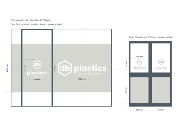 Zone Cee (Bilston, West Midlands): Glass Office Partition With Window Film