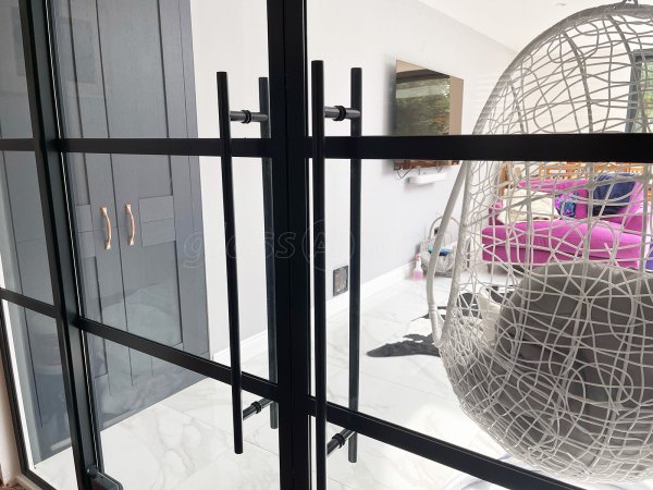 Domestic Project (Walton-on-Thames, Surrey): Art Deco Style Glass Double Doors