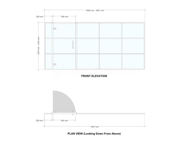 Domestic Project (Market Rasen, Lincolnshire): T-Bar Aluminium White Framed Glass Wall and Door