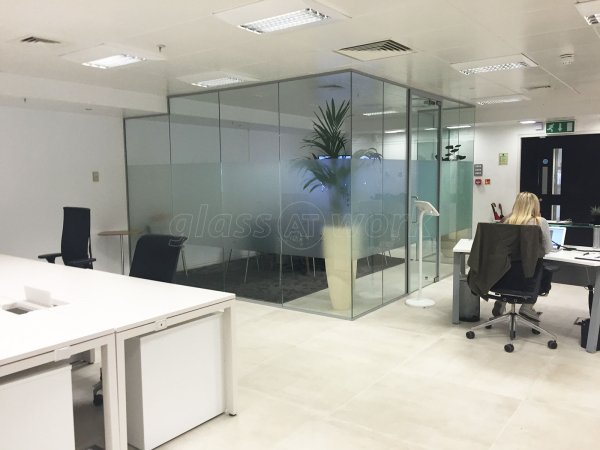 Frameless Single Glazed Glass Partitions