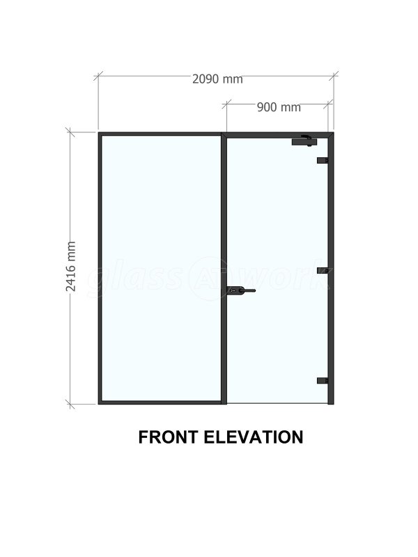 Hart Shoreditch Hotel London (Shoreditch, London): Acoustic Glass Office Partitions