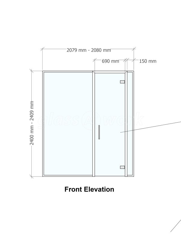 Domestic Project (Halifax, West Yorkshire): Internal Glass Screen With Door