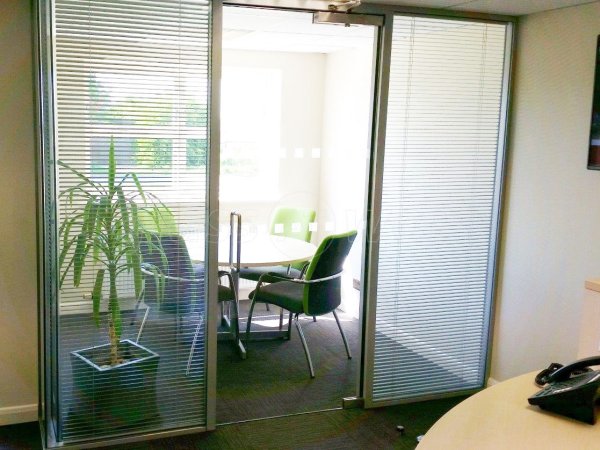 TH Clements & Son (Boston, Lincolnshire): Double Glazed Glass Partition With Blinds