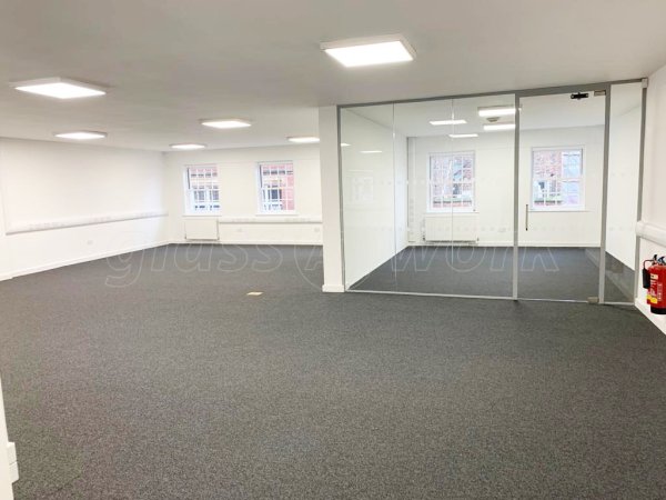 Stonegrave Properties Ltd (York, North Yorkshire): Small Glazed Office Divider With Glass Door
