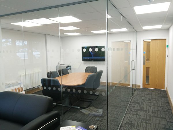 Roundel Kitchens (Washington, Tyne & Wear): Glass Office Partitioning