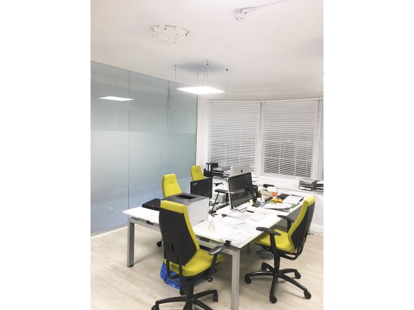 Whyte Homes PLC (Winchester, Hampshire): Glass Office Wall