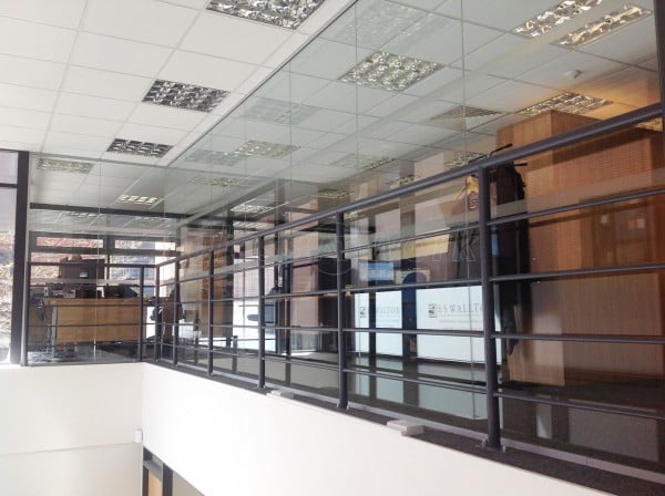 E S Walton (Ropewalks, Liverpool): Glass Office Partitioning