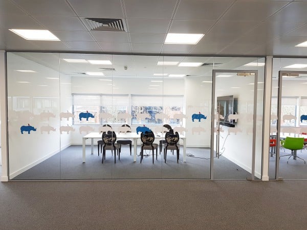 Twogether Creative Ltd (Marlow, Buckinghamshire): Large Glass Office Partitioning Fitout