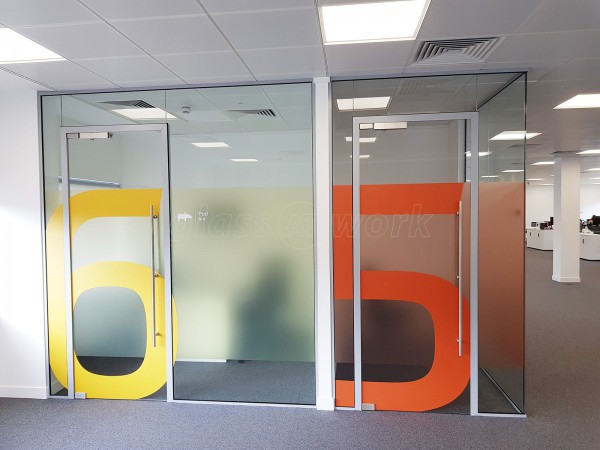 Twogether Creative Ltd (Marlow, Buckinghamshire): Large Glass Office Partitioning Fitout