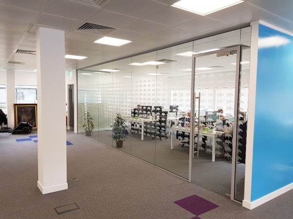 Twogether Creative Ltd (Marlow, Buckinghamshire): Large Glass Office Partitioning Fitout