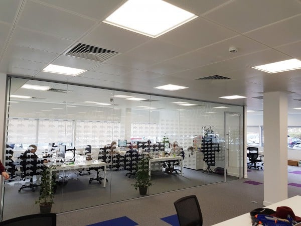 Twogether Creative Ltd (Marlow, Buckinghamshire): Large Glass Office Partitioning Fitout