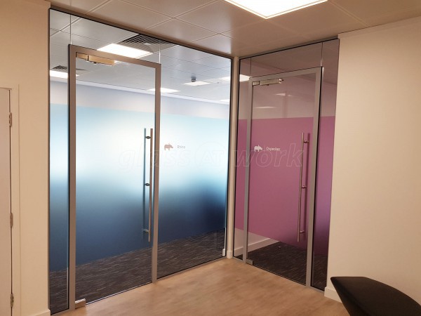 Twogether Creative Ltd (Marlow, Buckinghamshire): Large Glass Office Partitioning Fitout