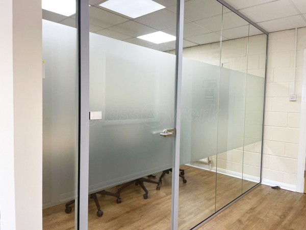 2468 Group (Southampton, Hampshire): Glass Office Installation With Acoustic Glazing