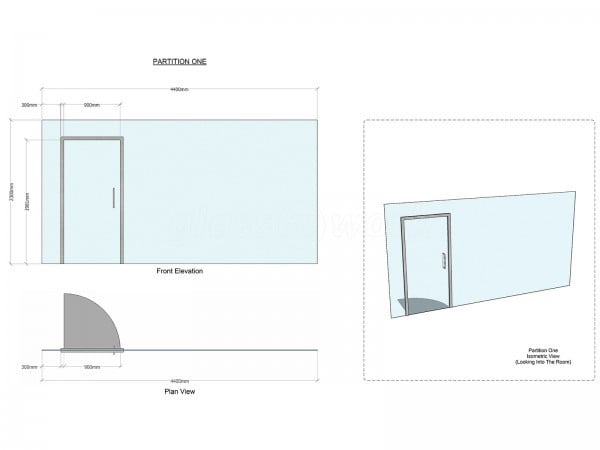 McNair Builders Merchants (Strathclyde, Scotland): 30 Minutes Fire Rated Glass Partitioning