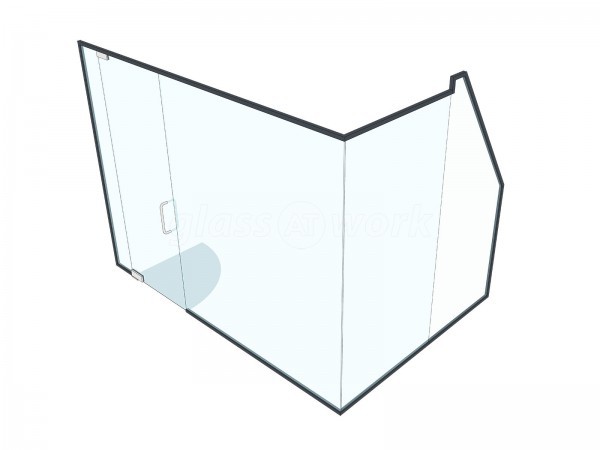 3D Solicitors (Crumpsall, Manchester): Frameless Glass Corner Office