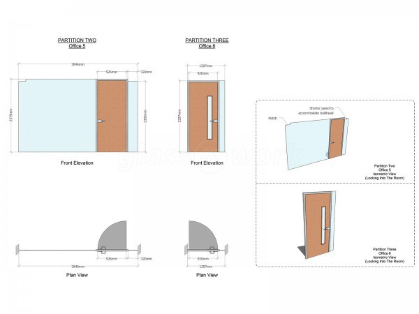 Glass Partitions at Above & Beyond Construction Ltd (Haymarket, London ...