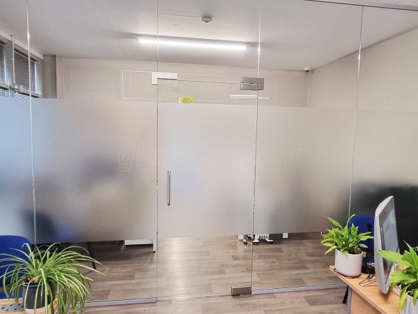 AMC Motorhomes (Hailsham, East Sussex): Glass Partition With Door and Overpanel