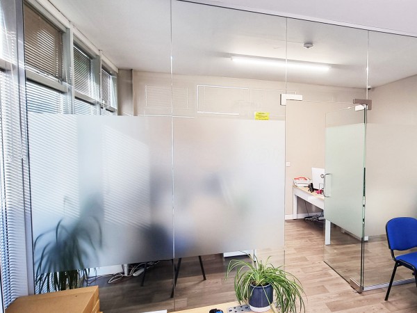 AMC Motorhomes (Hailsham, East Sussex): Glass Partition With Door and Overpanel