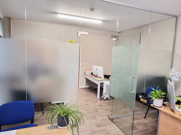 AMC Motorhomes (Hailsham, East Sussex): Glass Partition With Door and Overpanel