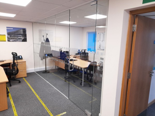 ASFD Ltd (Channock, Staffordshire): Frameless Glass Meeting Room and Office