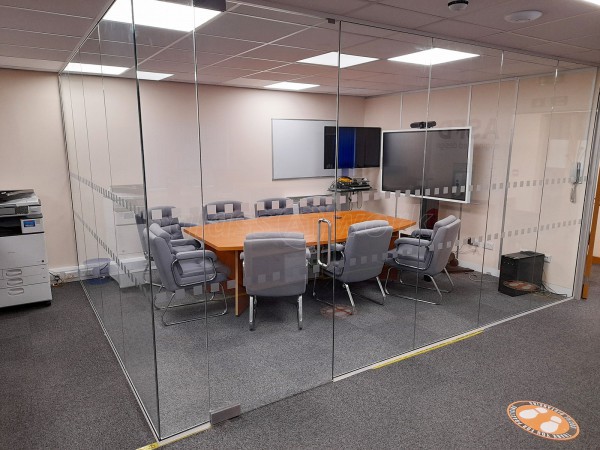 ASFD Ltd (Channock, Staffordshire): Frameless Glass Meeting Room and Office
