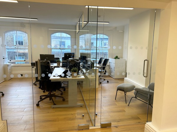 Abans Global (Soho, London): Toughened Glass Office Partitions