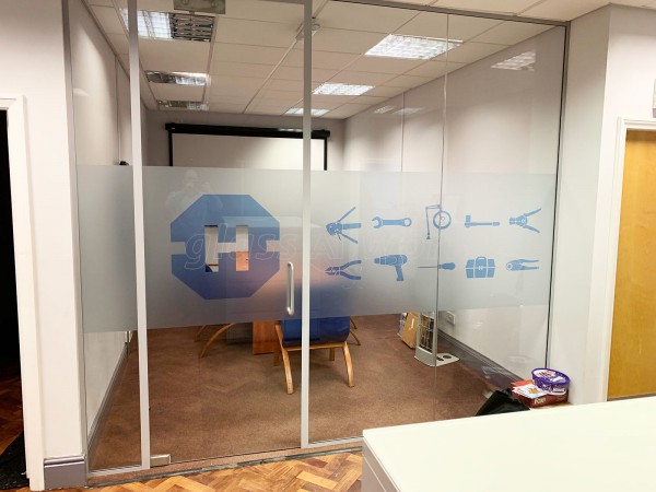 Heamar Company Limited (Congleton, Cheshire): Acoustic Glass Partition for Meeting Room