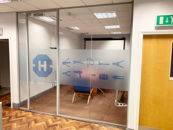 Heamar Company Limited (Congleton, Cheshire): Acoustic Glass Partition for Meeting Room