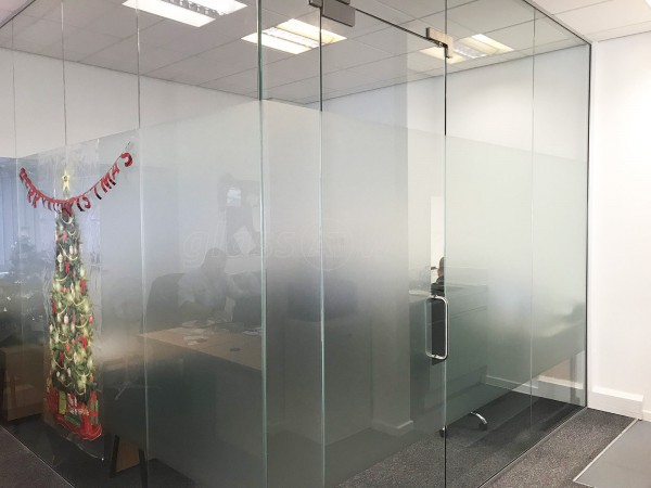 Allgas1 Ltd (Rotherham, South Yorkshire): Glazed Corner Office With Frameless Glass Door