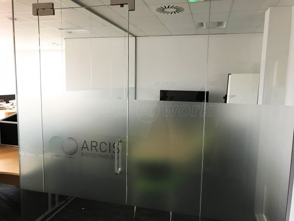 Arcis Biotechnology Ltd (Warrington, Cheshire): Single Glazed Glass Office Corner Room Installation With Toughened Glass