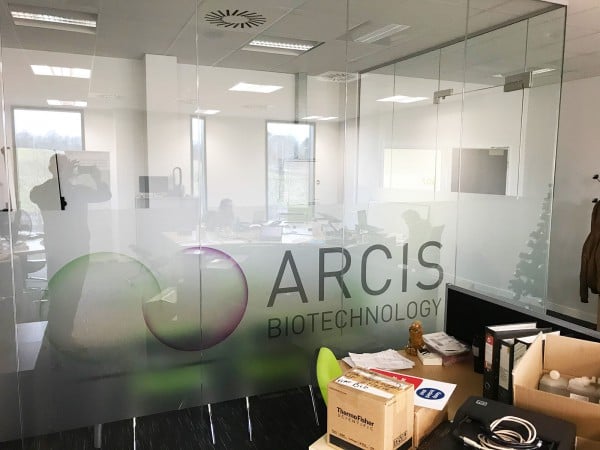 Arcis Biotechnology Ltd (Warrington, Cheshire): Single Glazed Glass Office Corner Room Installation With Toughened Glass