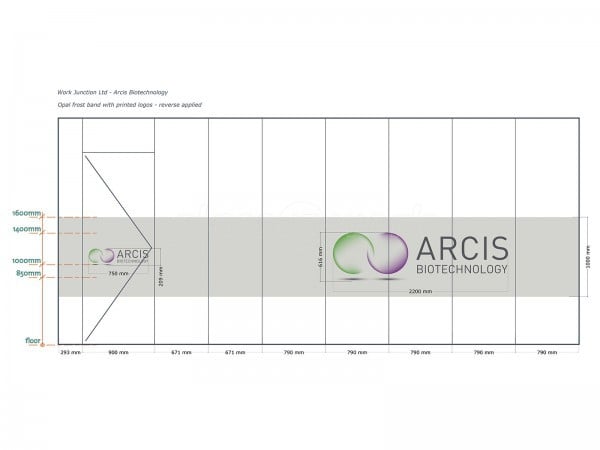 Arcis Biotechnology Ltd (Warrington, Cheshire): Single Glazed Glass Office Corner Room Installation With Toughened Glass