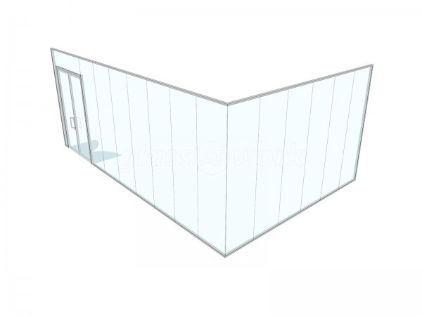Assembly Room (Milton Keynes, Buckinghamshire): Double Glazed Acoustic Glass Corner Room