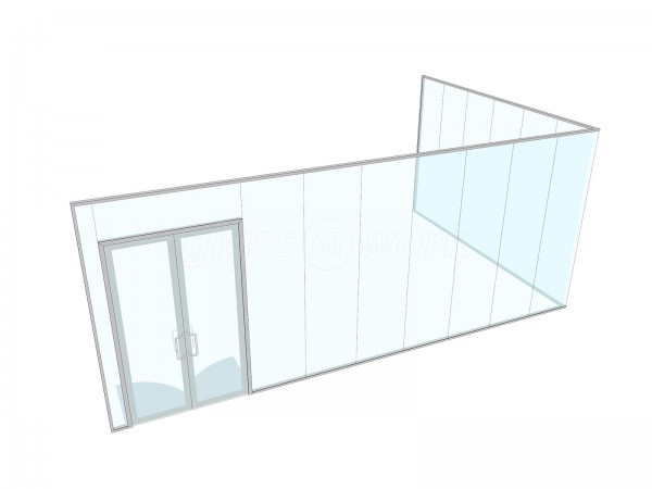 Assembly Room (Milton Keynes, Buckinghamshire): Double Glazed Acoustic Glass Corner Room