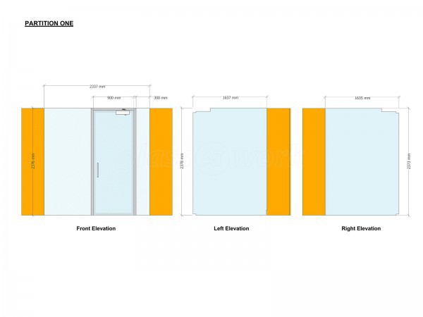 Asteros Advisers (Islington, London): Double Glazed Glass Partitions With Soundproof Glass