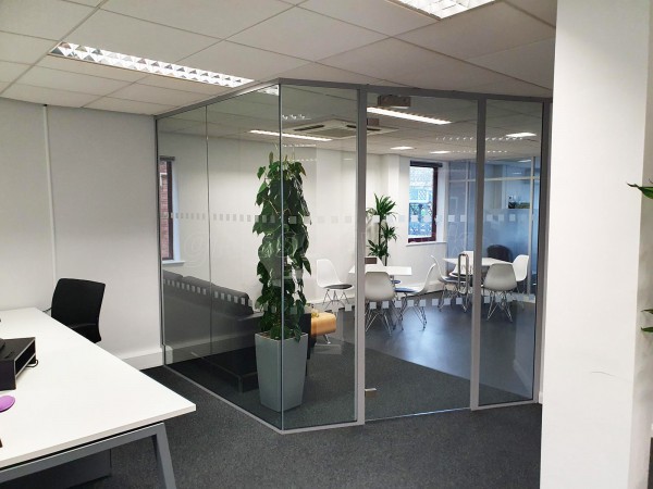 Atrium Consulting (Staines-upon-Thames, Surrey): Angled Glass Corner Office